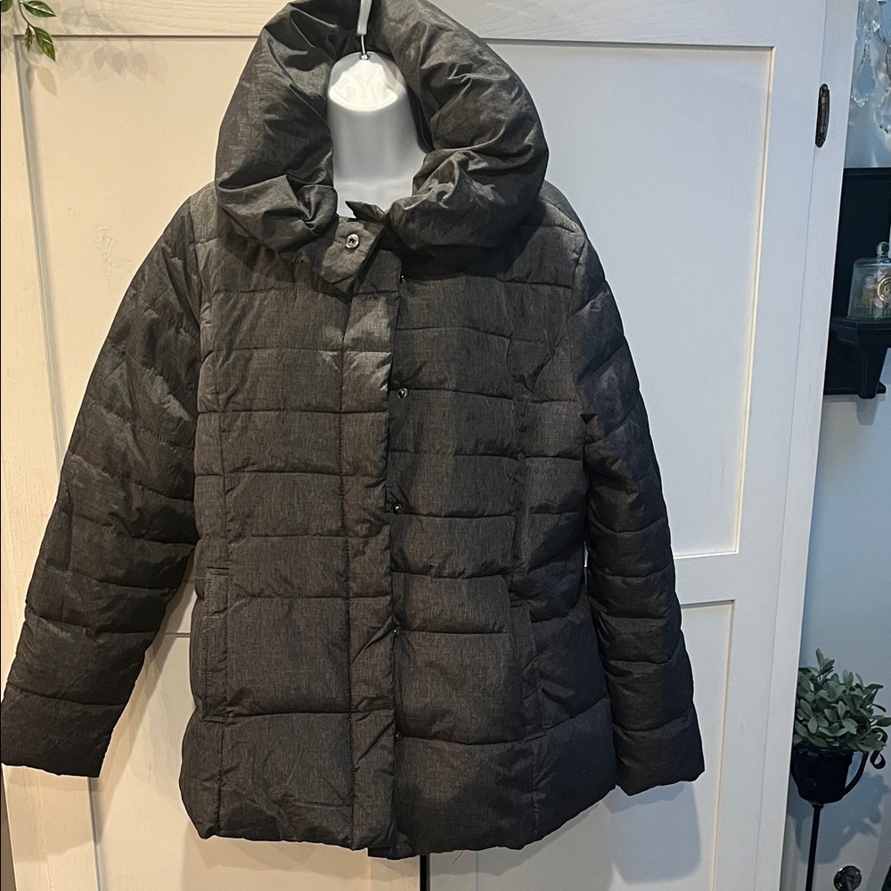 Cozy Charcoal Puffer Jacket